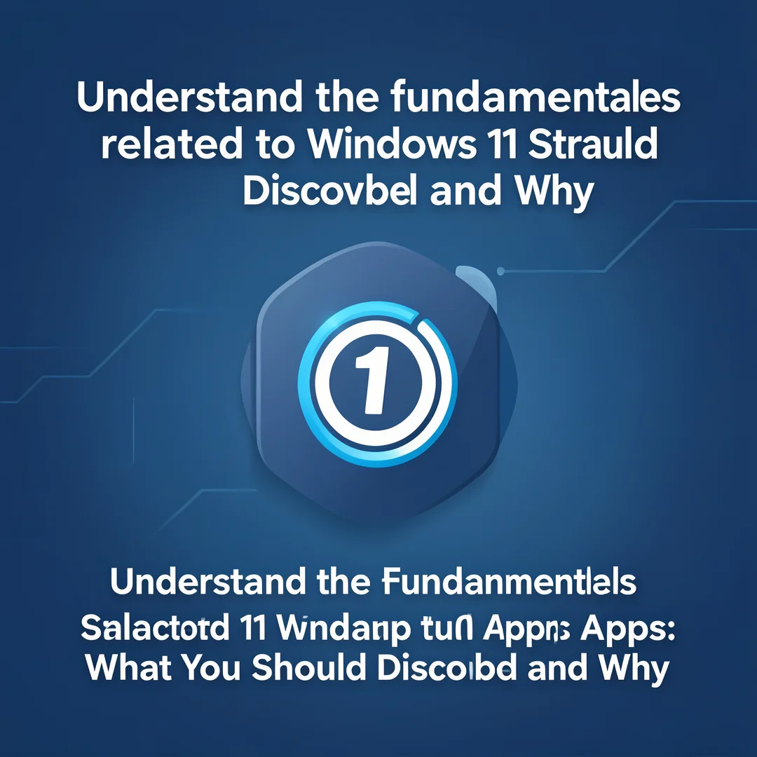 Step 1: Illustration for step: Understand the fundamentals related to Windows 11 Startup Apps: What You Shou