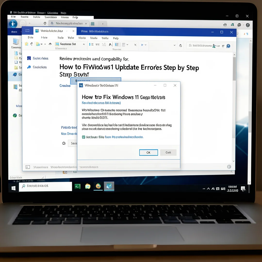 Step 1: Technical tutorial screenshot: Review prerequisites and compatibility for How to Fix Windows 11 Upda