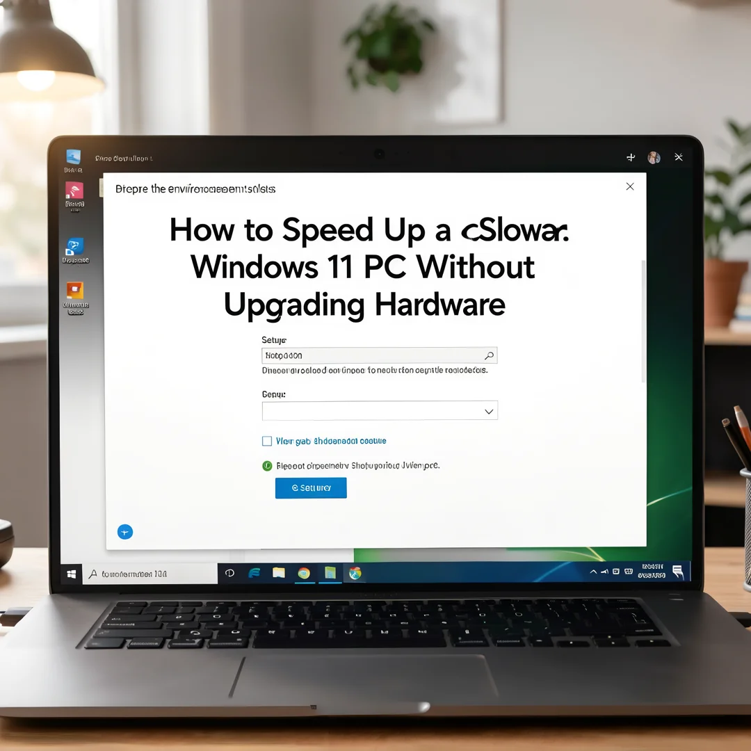 Step 2: Technical tutorial screenshot: Prepare the environment for How to Speed Up a Slow Windows 11 PC With