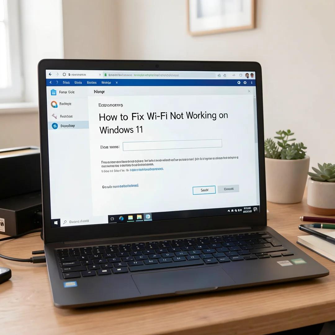 Step 2: Technical tutorial screenshot: Prepare the environment for How to Fix Wi-Fi Not Working on Windows 1