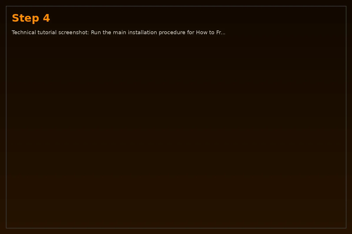 Step 4: Technical tutorial screenshot: Run the main installation procedure for How to Free Up Storage Space 