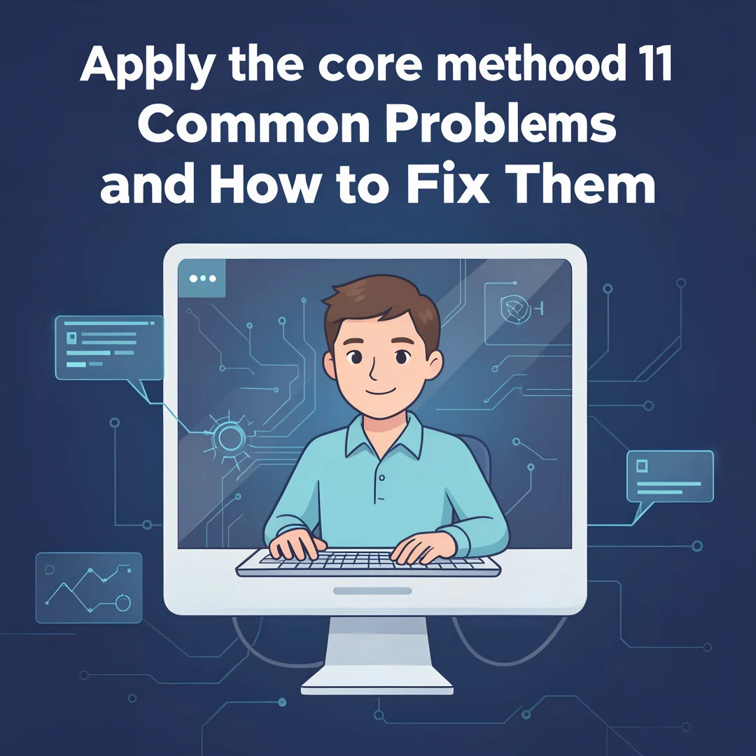 Step 5: Illustration for step: Apply the core methods related to Windows 11 Common Problems and How to Fix T