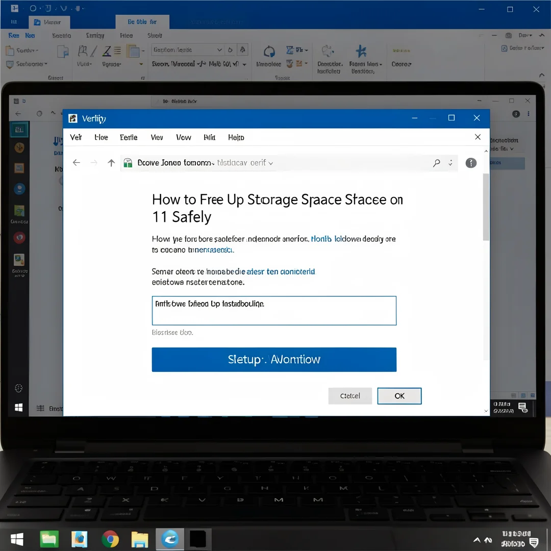 Step 5: Technical tutorial screenshot: Verify the installation for How to Free Up Storage Space on Windows 1