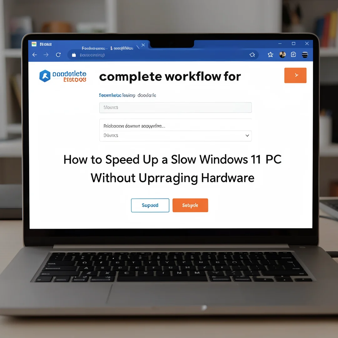 Step 7: Technical tutorial screenshot: Test the complete workflow for How to Speed Up a Slow Windows 11 PC W
