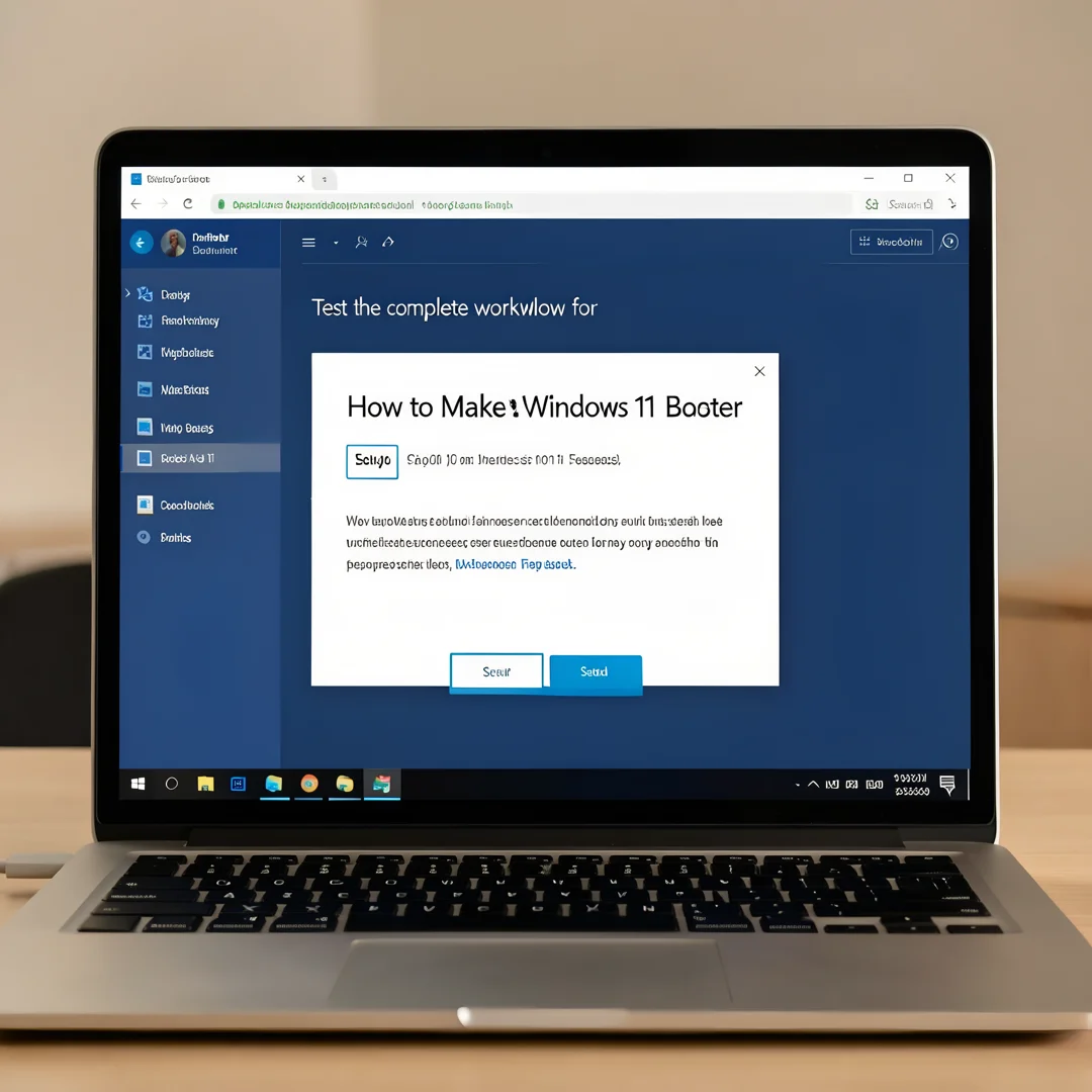 Step 7: Technical tutorial screenshot: Test the complete workflow for How to Make Windows 11 Boot Faster, co