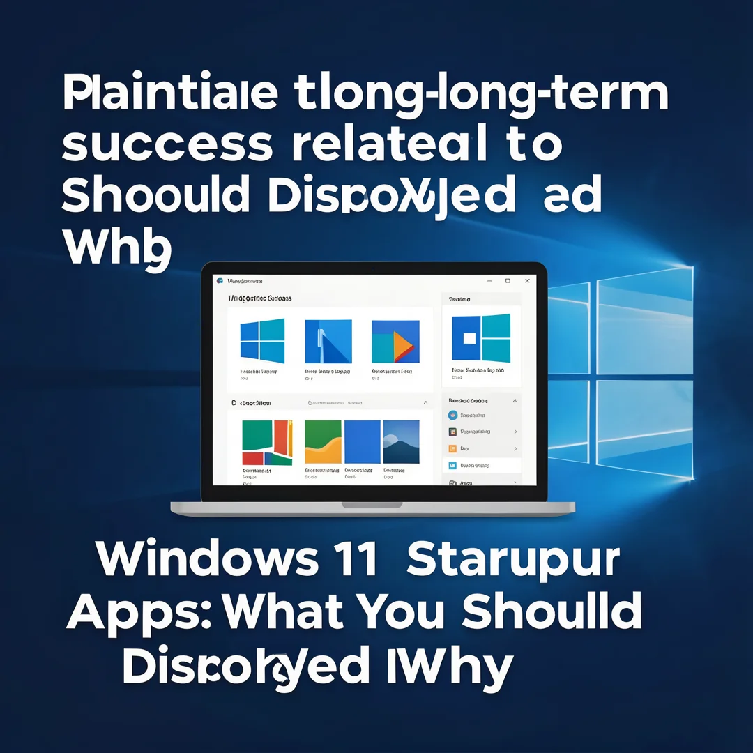 Step 8: Illustration for step: Maintain long-term success related to Windows 11 Startup Apps: What You Shoul
