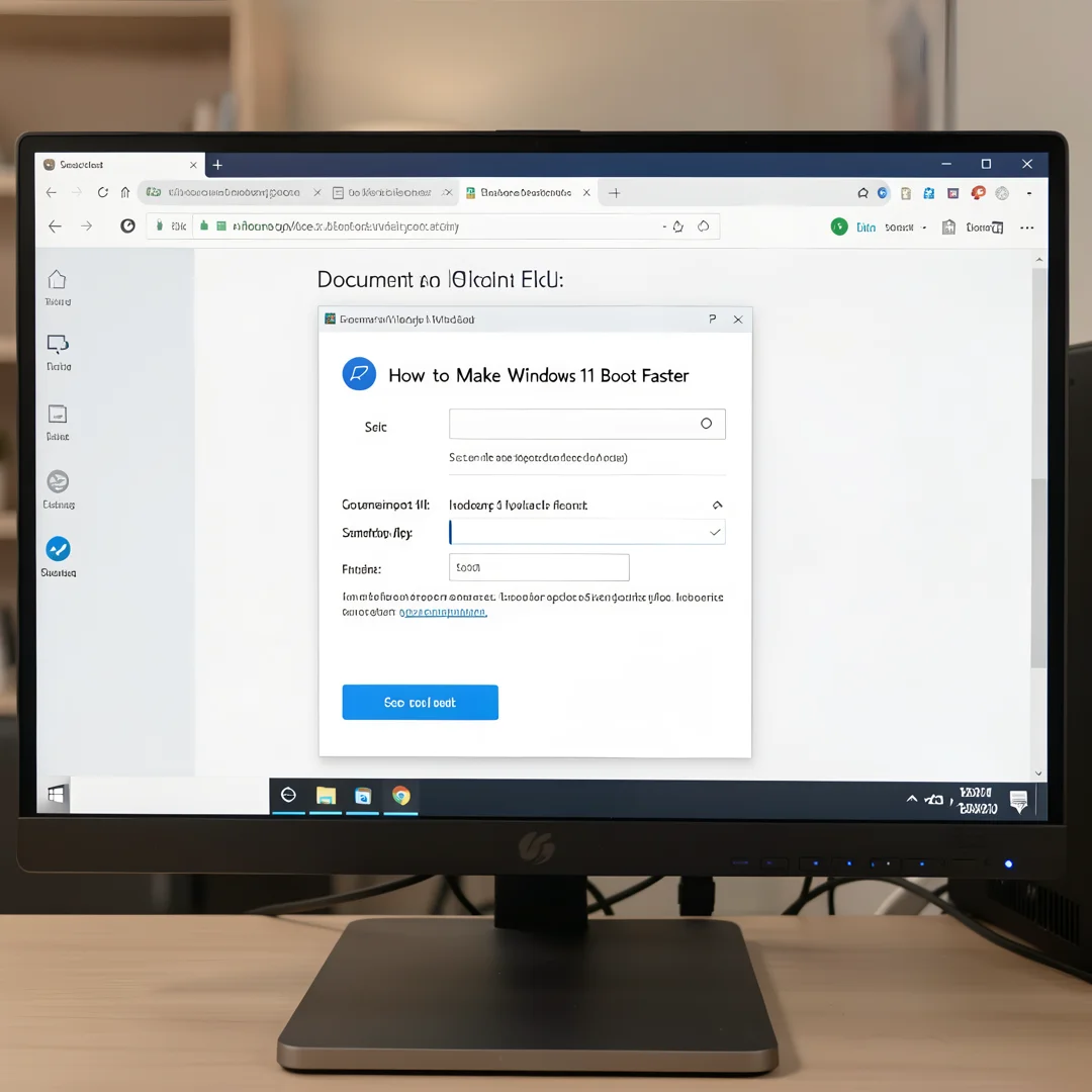 Step 8: Technical tutorial screenshot: Document and maintain the setup for How to Make Windows 11 Boot Faste
